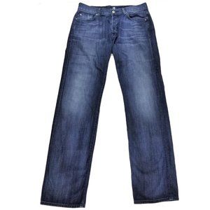 7 For All Mankind Button Fly Standard Straight Leg Jeans Men's Size 34 x 33